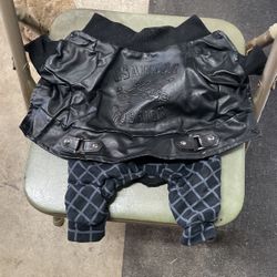 Frenchie Leather Jacket Dog Clothes