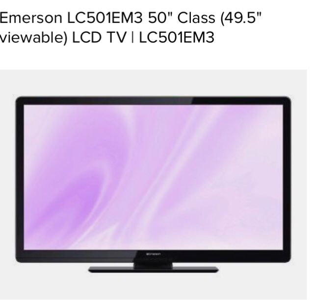 Emerson LC501EM3 50" Class (49.5" viewable) LCD TV