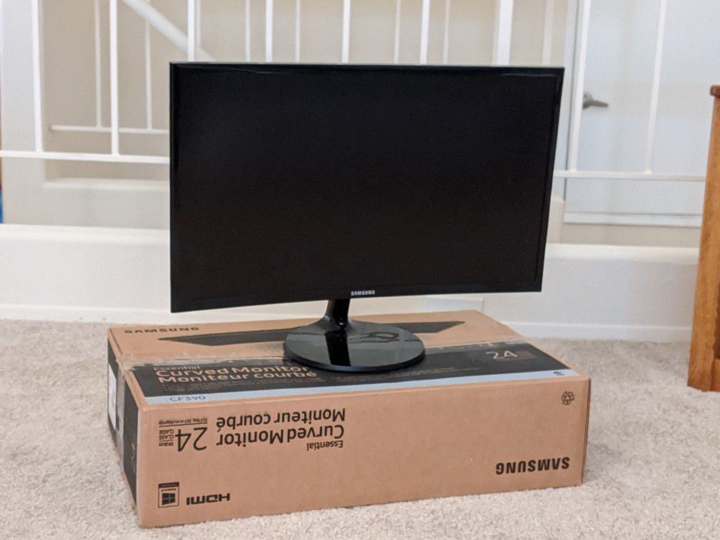 Samsung 24" curved 1080p monitor