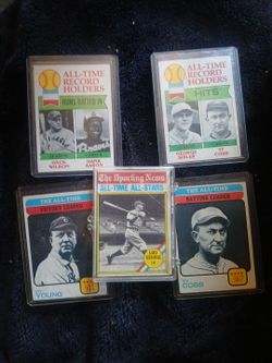 Vintage baseball cards