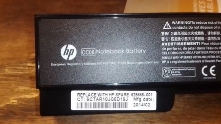 New HP CC06 notebook battery