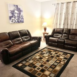 Recliner Leather Sofa 