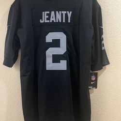 Ashton Jeanty #2 Raiders Black Jersey New Size Large