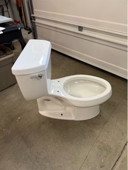 Kohler Toilet with New Kohler Seat