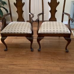 Chippendale Style Armchairs