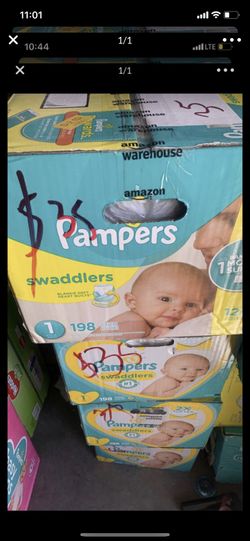 Pampers swaddles size 1,198 count