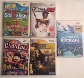 5 Nintendo Wii games