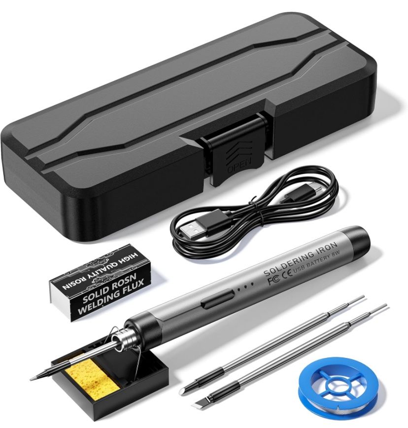 Cordless USB Rechargeable Portable Soldering Iron