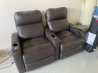 Home Theater Power Recliner Set of 2