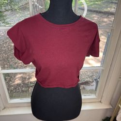 Fashion Nova Crop Top Padded Shoulders Size Medium 