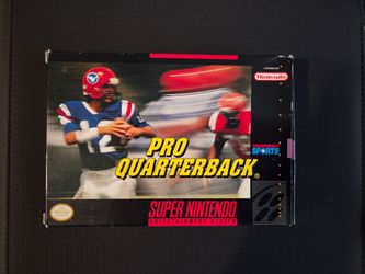 Pro Quarterback Super Nintendo Complete