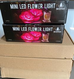 Mini Led Rose Light And Led Candlelight