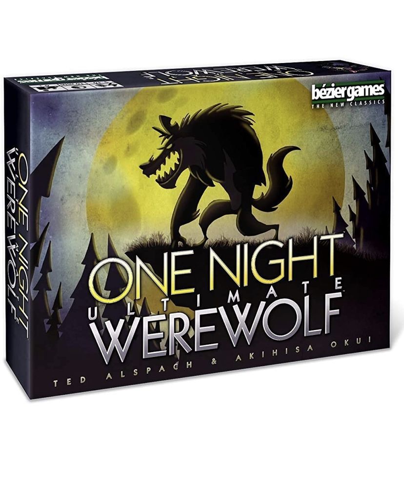 Bezier board Games One Night Ultimate Werewolf Black