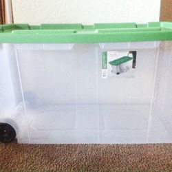 New Large Storage Containers  With Wheels 