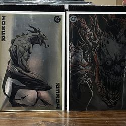 Absolute Batman #15 2nd Printing Nick Dragotta Foil Virgin Variant all 4 foils