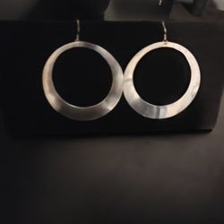 .925 Sterling Silver HOOP Earrings 