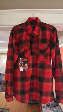 New DIXXON Metallica Flannel red and black