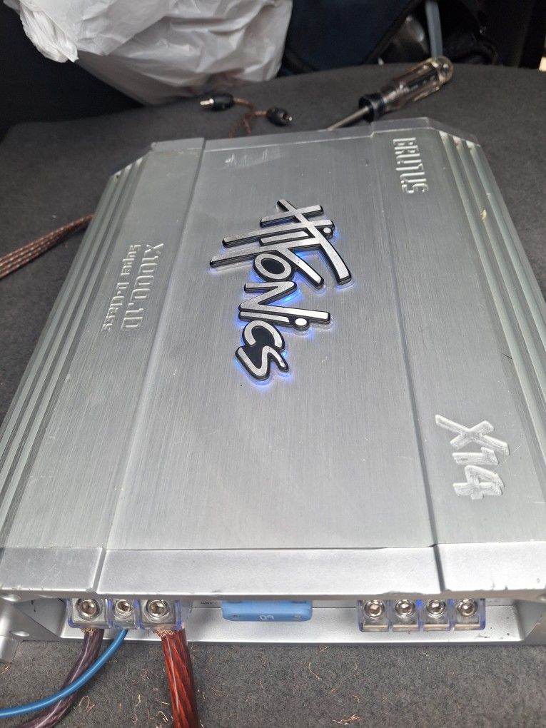 AMPLIFICADOR AMPLIFIER HIFONIC BRUTUS 1000.1 MONO BLOCK GOOD CONDICIÓN ABLO ESPAÑOL