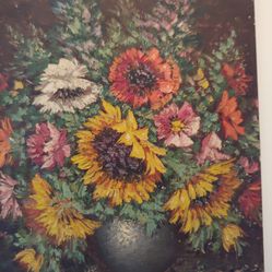 Floral Still Life Oil Painting 24 X 20