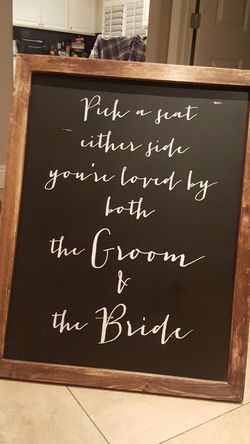 Wedding Sign