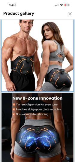Hip Trainer Glute Muscle Stimulator, Butt Lifting Machine & Muscle Toner, Muscle Stimulator for Lifting HIPS, Home Workout Equipment for Women