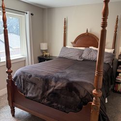 4-Post Queen Bed Frame
