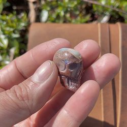 hand-carved Cantera Opal skull 💀💎