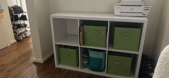 White 6 Cube organizer