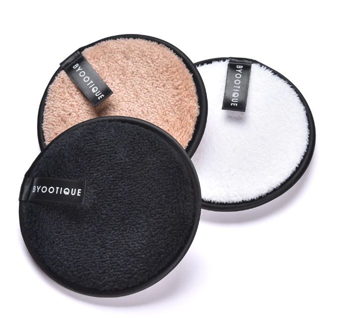 Byootique Makeup Remover Pads Reusable 3-Pack - Health and Beauty Essentials - Gift Idea - Summer Sale