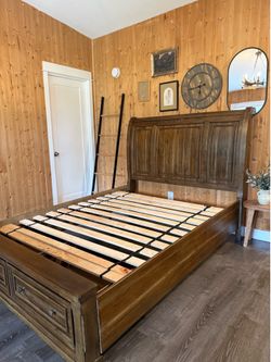Queen bed frame