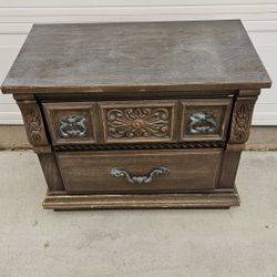 2 DRAWER END TABLE