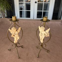 Cherub Candle Holders