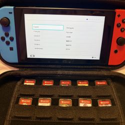Nintendo Switch Console + Carrying Case & Charging Dock