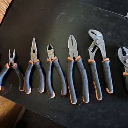 Tactix, Pro 7-Piece Assorted Steel Plier Set 