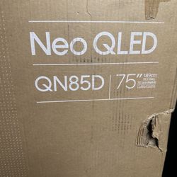 SAMSUNG 75-Inch NEO QLED 4K QN85D Series Quantum HDR+, Dolby Atmos Object Tracking Sound Lite, Direct Full Array, Q-Symphony 3.0, Gaming Hub, Smart T
