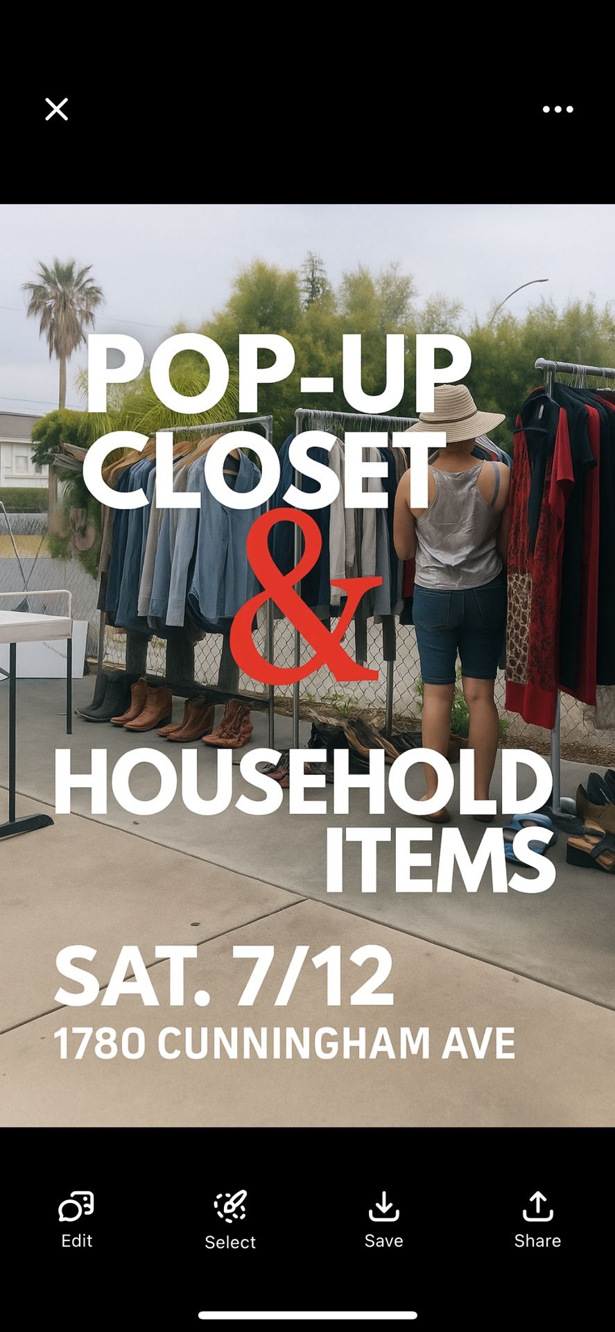 Pop Up Closet And Household Items 