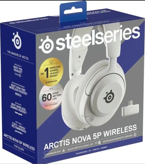 brand new sealed steelseries arctis nova 5p wireless gaming headset