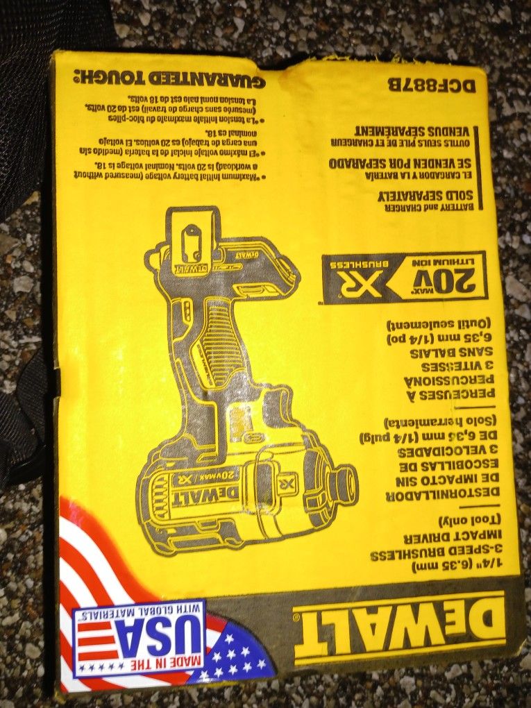 Dewalt Brushless Impact 20v