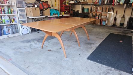 Heywood Wakefield butterfly wishbone dining table