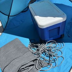 Camping cooler sports tent camping tent and Sun Tarp for sun cover
