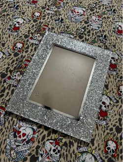 Silver Glitter Picture Frame