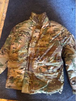 US Air Force Extreme Cold Weather Multicam Insulated Jacket ECW Military Size SL
