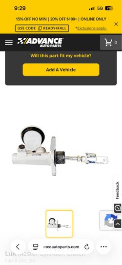 LMC286 master cylinder