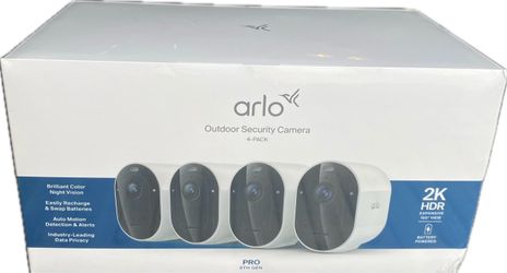 Arlo Pro Security Camera 6th Generation 2K 4 Pack 1966474