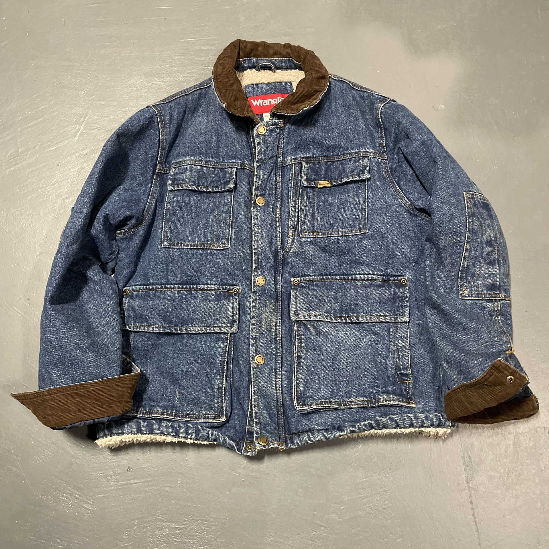 Wrangler Sherpa Lined Jean Jacket 