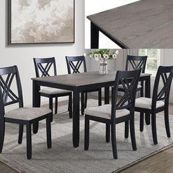 Brand New! 7pc Dining Room Sets / Take it home with only $39Down/Hablamos Español Y Ofrecemos Financiamiento 🙋🏻‍♂️ 