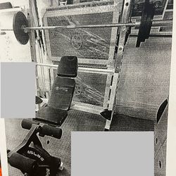 Weight Set With Bench