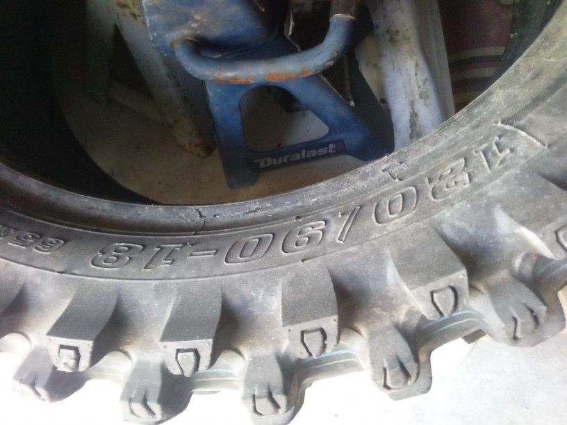 Two Dirt Bike Tires
