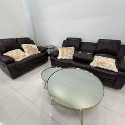 Recliner Sofa And Loveseat. Ask For Price 