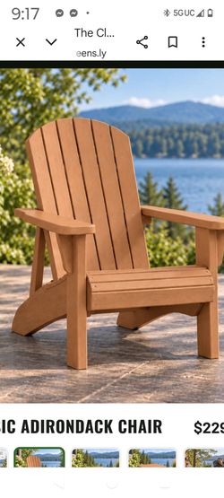 Adirondack Chair, Fire Pit Chairs, Sand Chair, Patio Outdoor Chairs,DPE Plastic Resin Deck Chair,